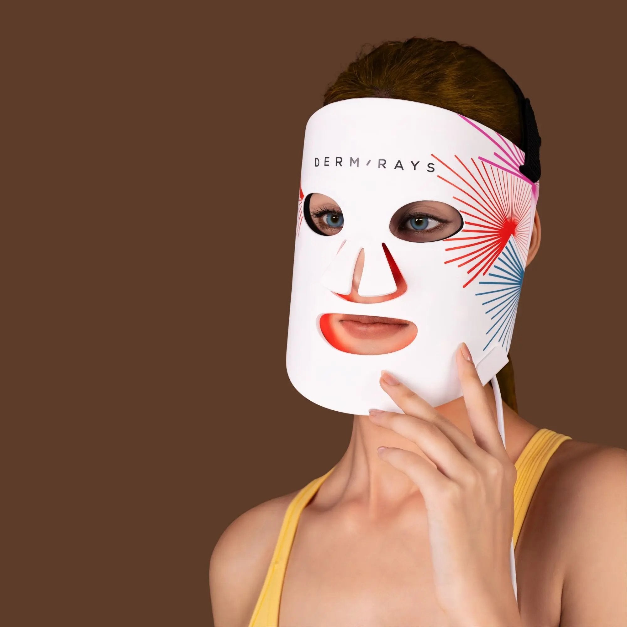 DermRays LED Light Therapy Mask For Face, Neck and Décolletage, Revitalize & Renew Your Skin DermRays DermRays