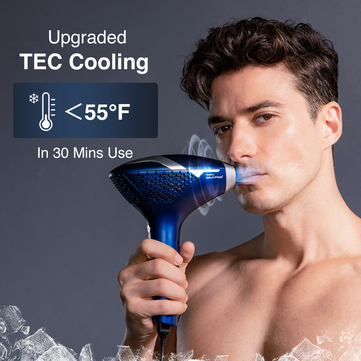 DermRays V10S Diode Laser Hair Removal, Pro-level cooling, Target Thick Hair with Precision