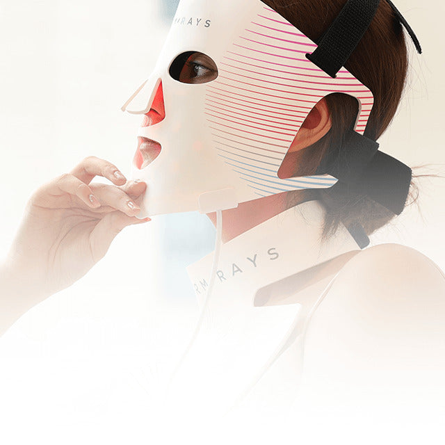 DermRays LED Light Therapy Mask For Face, Neck and Décolletage, Revita